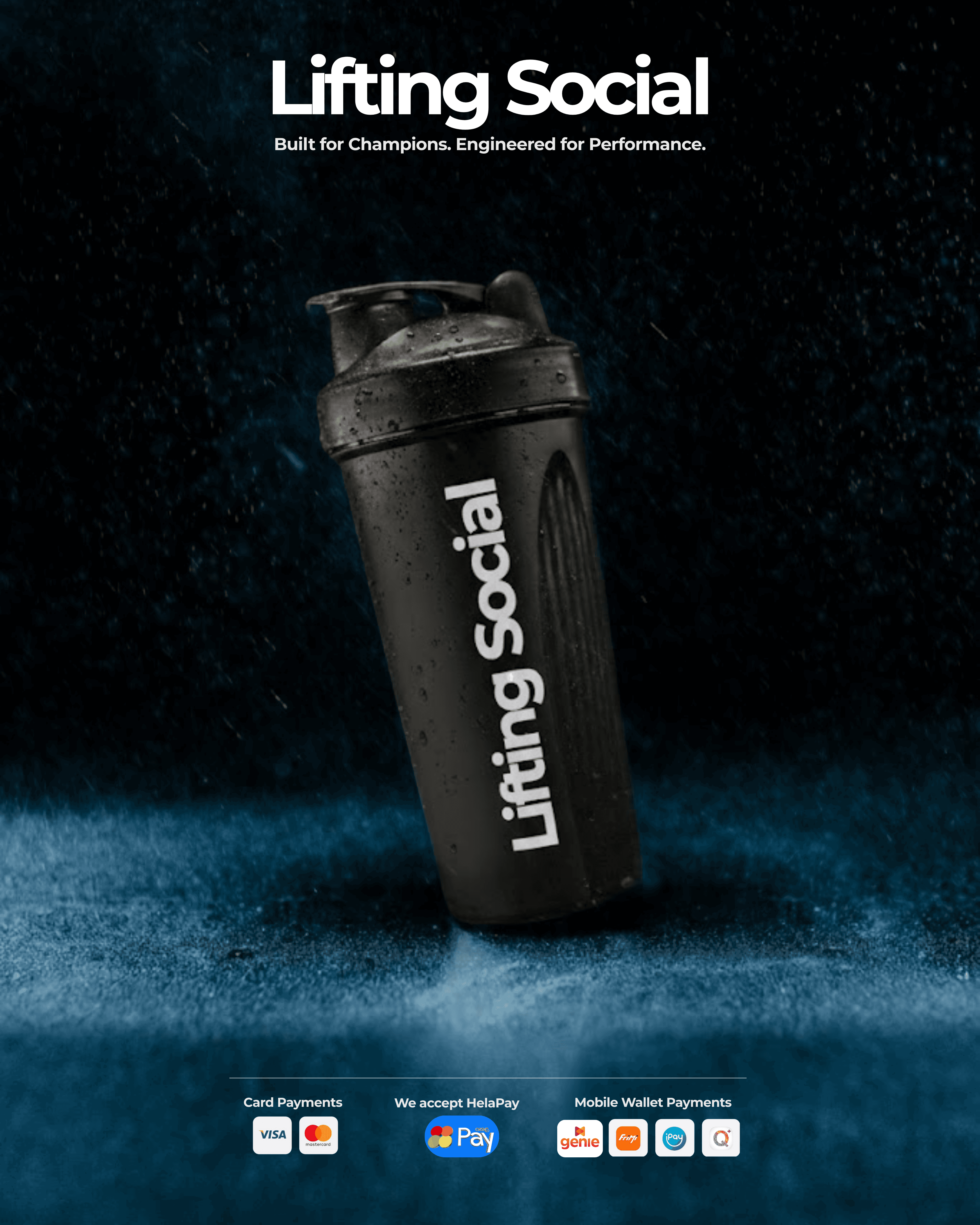 Lifting Social Elite Gym Shaker - Product Details